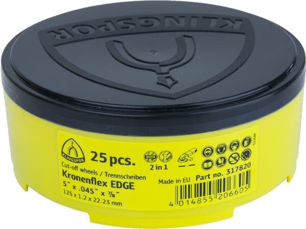 Klingspor - Kronenflex Edge C/O Wheel 5 x .045 x 7/8 FLAT (Box of 25)