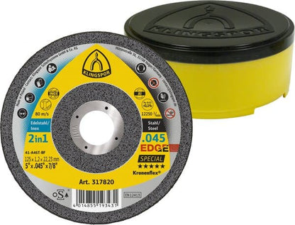 Klingspor - Kronenflex Edge C/O Wheel 5 x .045 x 7/8 FLAT (Box of 25)