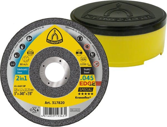 Klingspor - Kronenflex Edge C/O Wheel 5 x .045 x 7/8 FLAT (Box of 25)